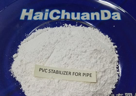 China Estabilizador de calor branco do pó para a tubulação exercida pressão sobre PVC, a favor do meio ambiente fornecedor