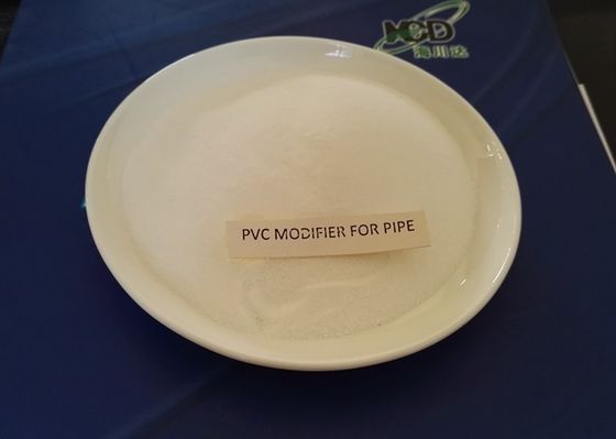China Matéria prima 100% da tubulação do PVC/fabricantes altamente eficientes do modificador do impacto do PVC fornecedor
